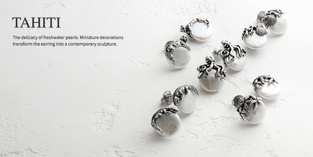 Zilveren oorbellen met witte parels en zilveren zeesterren van Giovanni Raspini bij Zilver.nl